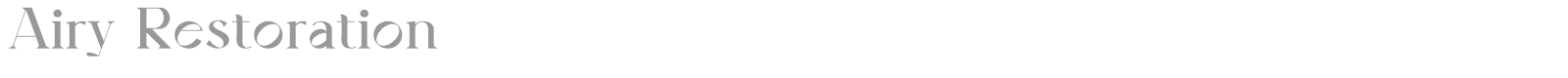 Airy Restoration font preview
